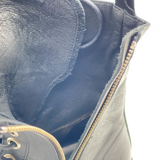 Ботинки Mimmu черные кожаные демисезонные - фото 7, M405M1 MIM NAP NERO