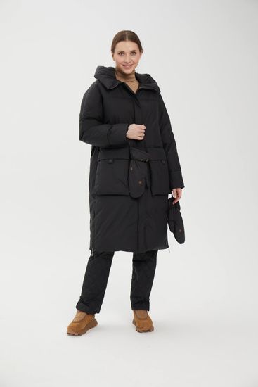 Пуховик Tuffoni черный длинный - фото 2,