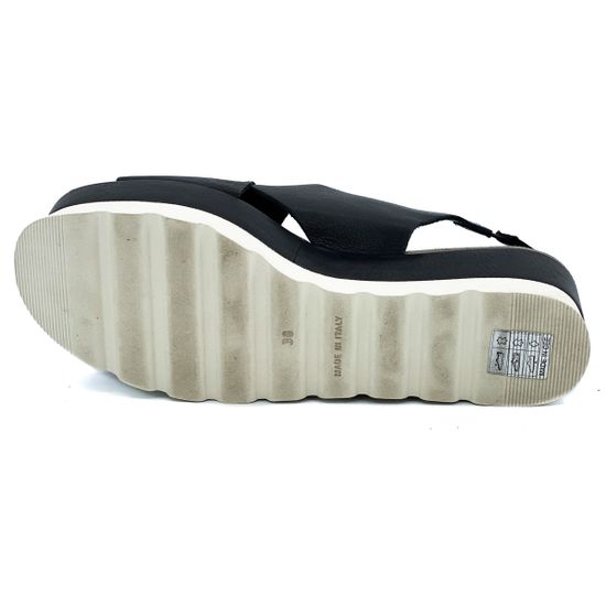 Босоножки Fru.it черные кожаные - фото 4, 