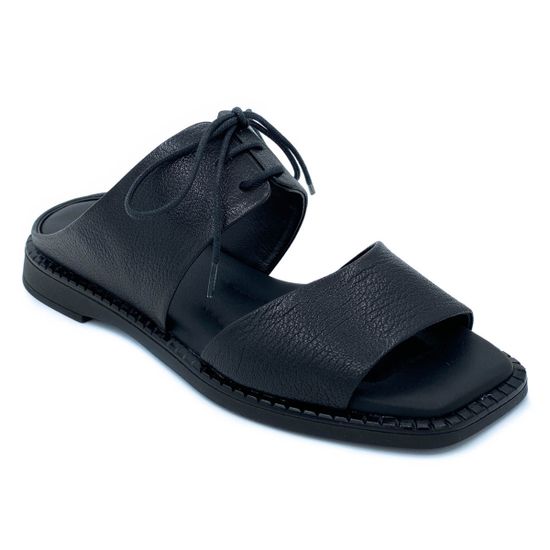 Сабо Donna Soft черные кожаные - фото 2, MOT2041 DS