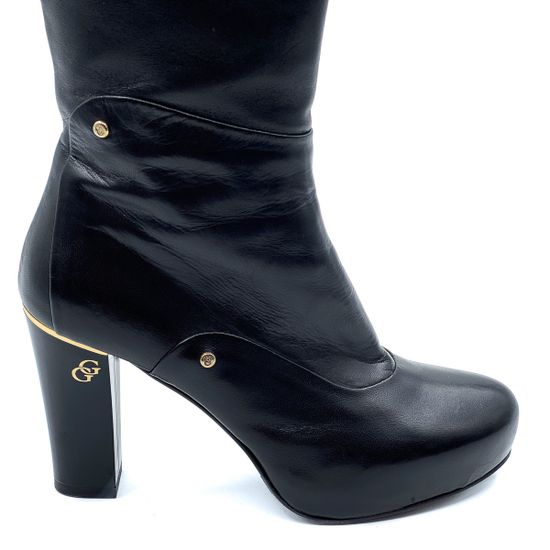 Сапоги женские Giada Gabrielli черные кожа демисезонные - фото 5, 