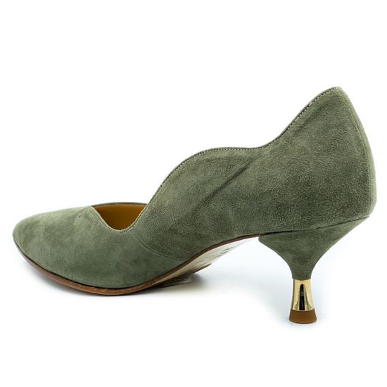 Туфли Rosso Nero замша зеленые - фото 3, 4506 RN VERDE