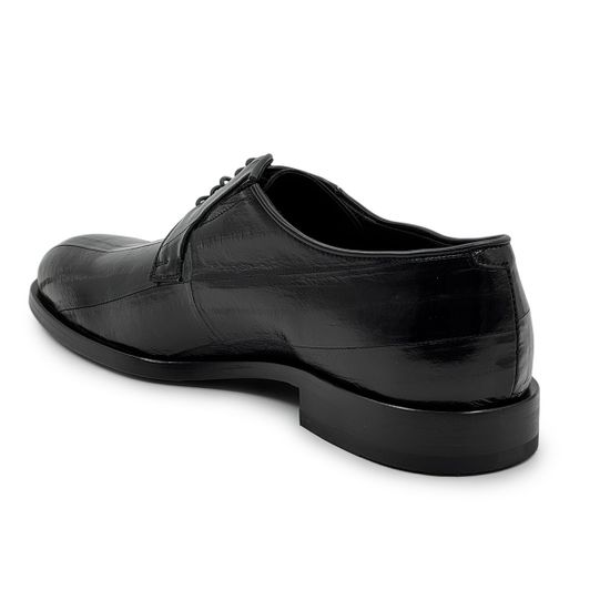 Туфли Barcly черные из кожи угря - фото 3, 79052 BAR NERO