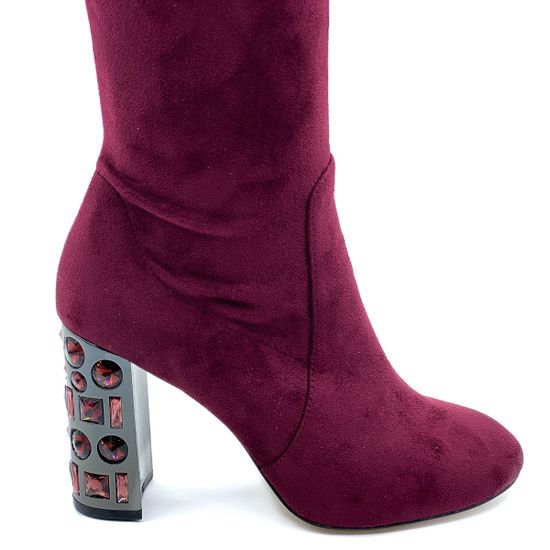 Ботфорты Gianni Renzi бордо - фото 4, RA0718B GR