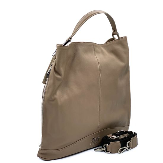 Сумка Renato Angi бежевая кожаная - фото 2, 2704581 RA BEIGE