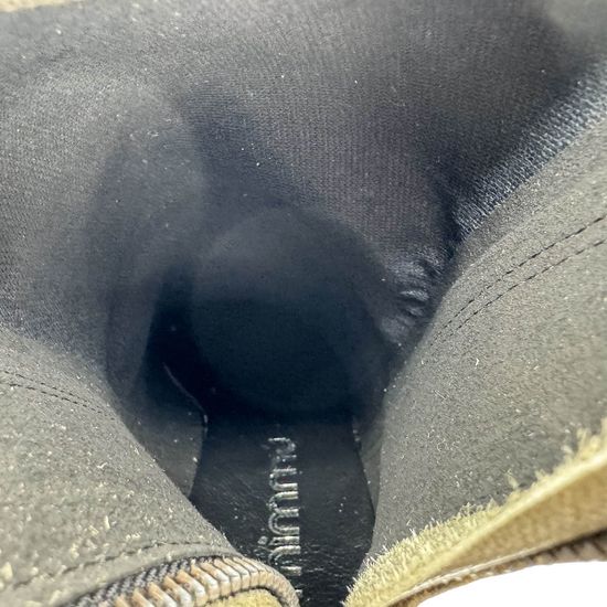 Ботильоны MIMMU зеленые кожаные демисезонные - фото 7, M558M7 MIM MILITY