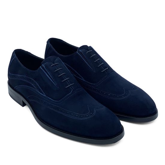 Туфли Bruno Antolini синие замшевые демисезонные - фото 7, 98085 BA BLU