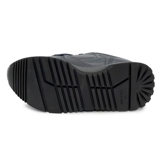 Кроссовки GIAMPIERONICOLA синие кожа/текстиль на байке - фото 4, N393140 GPN BLU