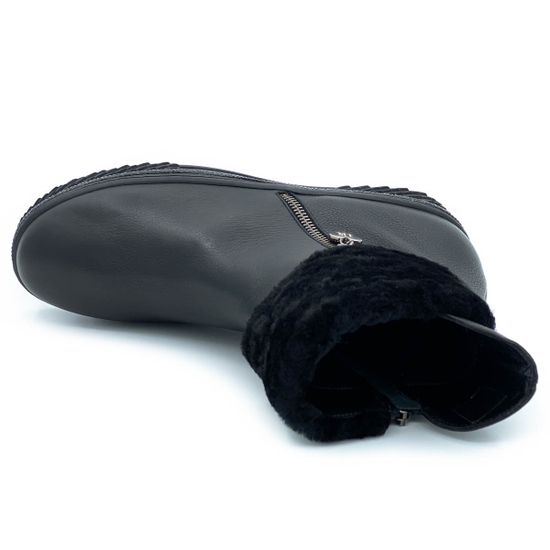 Ботинки Ilasio Renzoni черные кожаные Байка - фото 5, 4639 IR