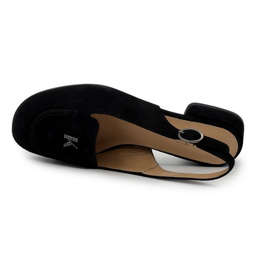 Туфли женские летние KELTON черные замшевые - фото 5, AL5409 KEL