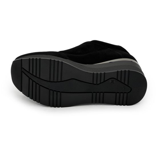 Полуботинки KELTON черные замша/лак на байке - фото 4, 