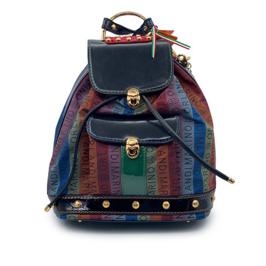 Рюкзак Marino Orlandi кожа/текстиль мультиколор - фото 1, 2289 MO MULT