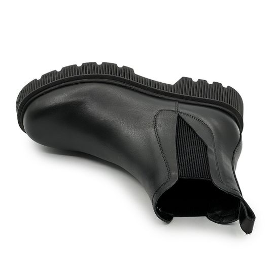 Ботинки челси CV COVER черные кожаные на байке - фото 5, 365635-1 COV