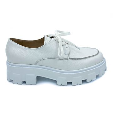 Полуботинки Cover белые кожаные - фото 1, 25802 COV