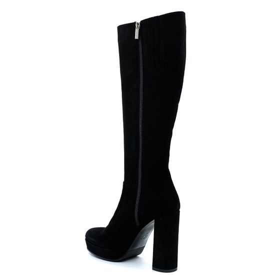 Сапоги Rosso Nero черные замшевые демисезонные - фото 3, 3983 RN