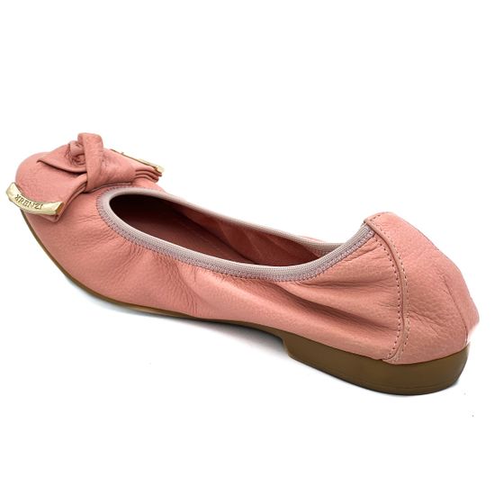 Балетки Renzi натуральная кожа розовые - фото 3, 