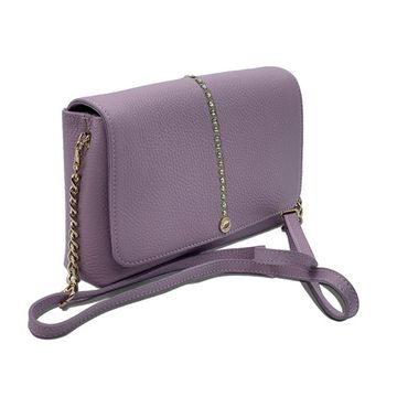 Сумка Marina Creazioni лиловая кожаная - фото 2, B6112 MC LILLA