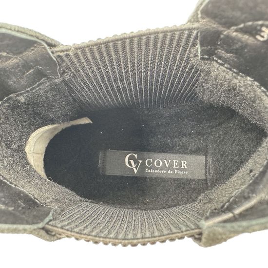 Ботинки челси CV COVER черные замшевые на байке - фото 8, 365637-1 COV