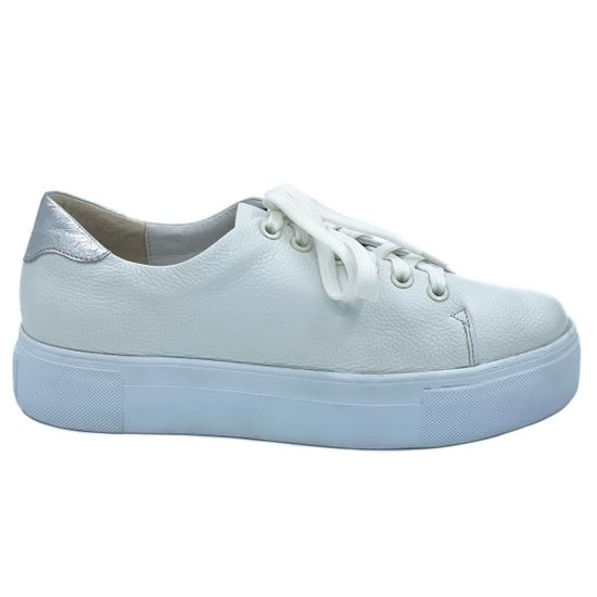 Кеды Cover белые кожаные - фото 1, 