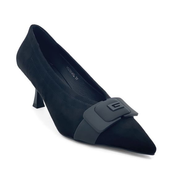 Туфли TUFFONI текстильные черные - фото 2, 