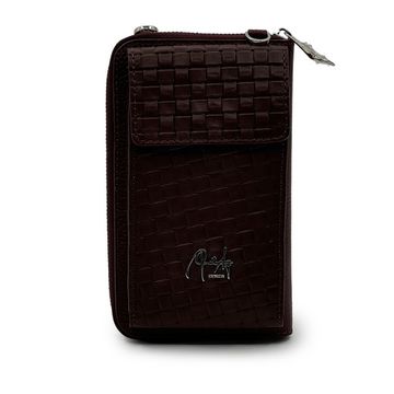 Мини-Сумка кросс-боди Renato Angi бордовая кожаная - фото 1, 2853817 RA BORDO