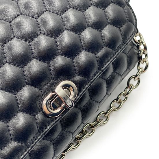 Клатч Marina Creazioni черный кожаный - фото 4, B6996 MC NERO