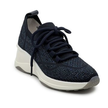 Кроссовки Francesco V синие текстильные со стразами - фото 2, T195 FV BLU