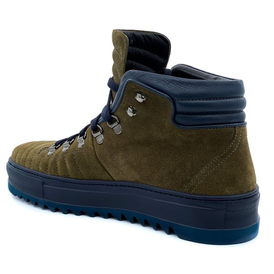 Кеды мужские Giampieronicola коричневые замшевые демисезонные - фото 3, 