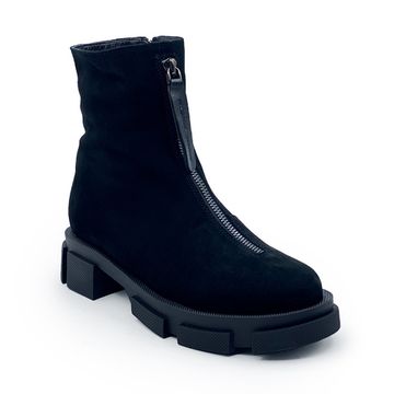 Ботинки CVCOVER черные замшевые на байке - фото 2, 29021-1 COV