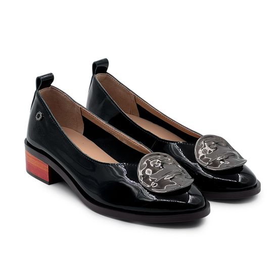 Туфли TUFFONI черные лакированные кожаные - фото 7, 2426002PL TUF LAK