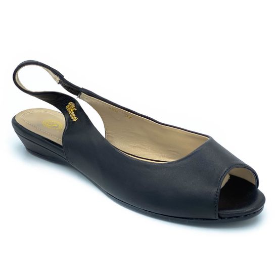 Босоножки Cover черные кожаные - фото 2, 