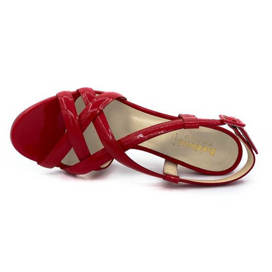 Босоножки Baldinini красные наплак - фото 4, 398102 BAL