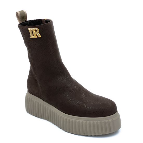 Ботинки Ilasio Renzoni коричневые кожаные Байка - фото 2, 