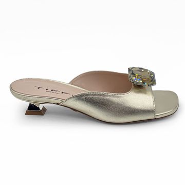 Мюли Tiffi лакированные золотого цвета - фото 1, Q22/30M TI ORO