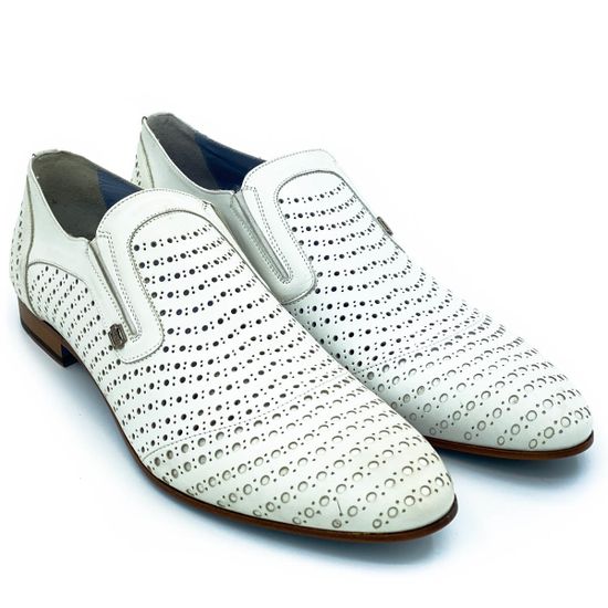 Туфли Bagatto белые кожаные - фото 7, 