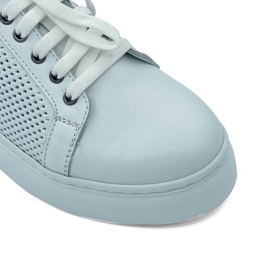 Кроссовки CV COVER белые кожаные с перфорацией - фото 6, 1979-56 COV PERF