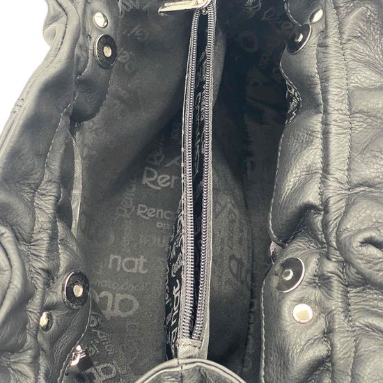 Сумка Renato Angi черная кожаная - фото 5, 