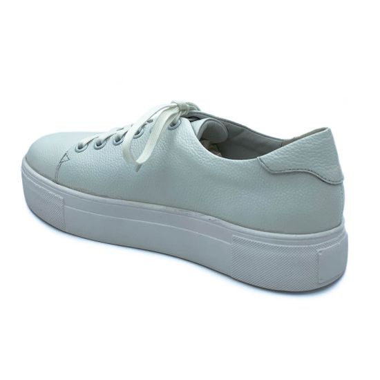 Кеды Cover белые кожаные - фото 3, 