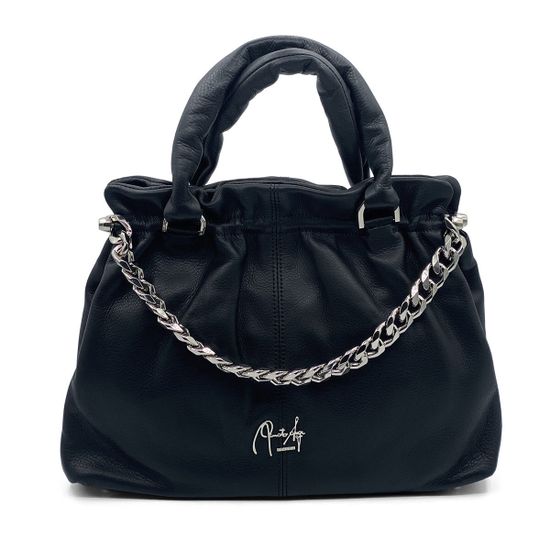 Сумка Renato Angi черная кожаная - фото 1, 