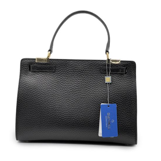 Сумка Gilda Tonelli черная кожаная - фото 3, 1077 TON NERO