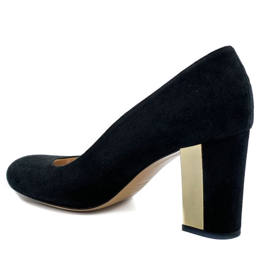 Туфли женские Renzi черные замшевые - фото 3, 504200D RZ