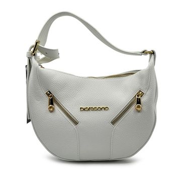 Сумка Di Gregorio белая кожаная - фото 1, 1982 DG BIANCO