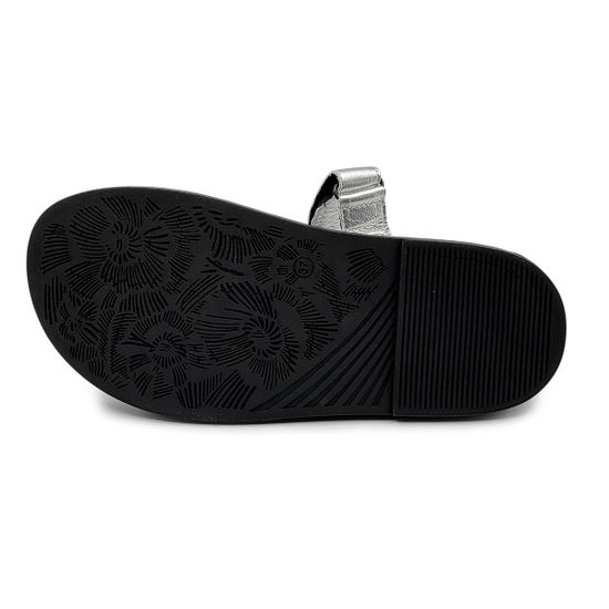 Сабо CV Cover серебристые кожаные - фото 4, 1623-10 COV ARGENTO