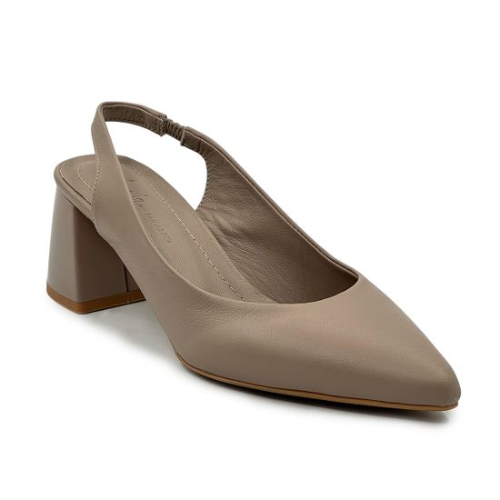 Туфли летние LAB MILANO серо-бежевые кожаные - фото 2, 0096A520 LAB MINK