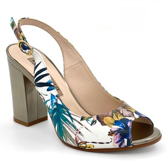 Босоножки Renzi кожаные мультиколор - фото 2, 501701A RZ