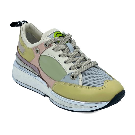 Кроссовки NILA NILA демисезонные мультиколор кожаные/замшевые - фото 2, NO5816 NIL MULTICOLOR