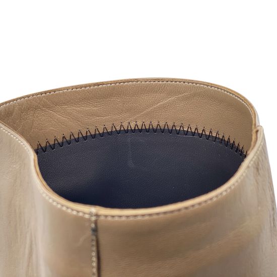 Сапоги TIFFI бежевые кожаные демисезонные - фото 7, N658/80DR TI ACERO