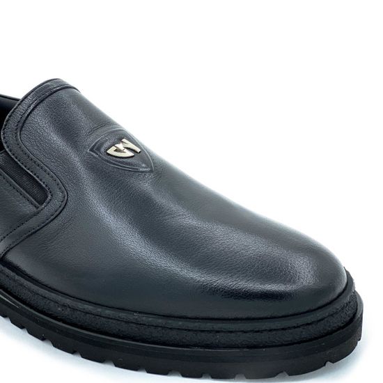 Слипоны Giampieronicola черные кожаные демисезонные - фото 6, 