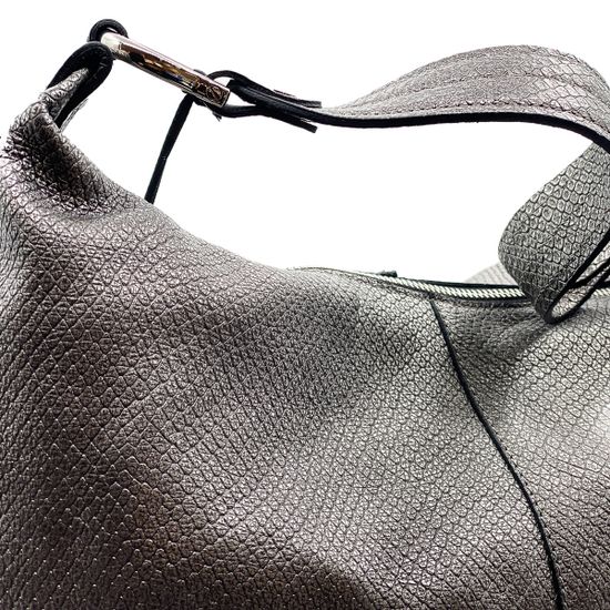 Сумка Gianni Notaro серая - фото 4, 