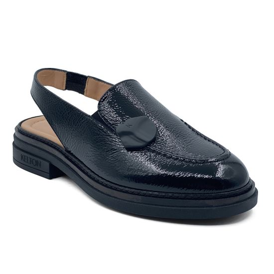 Туфли летние KELTON наплак черный - фото 2, AJ4220 KEL